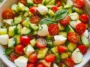 Tomato Cucumber Mozzarella Salad: Colorful and Delicious