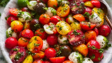Vibrant Tomato Salad with Fresh Herbs