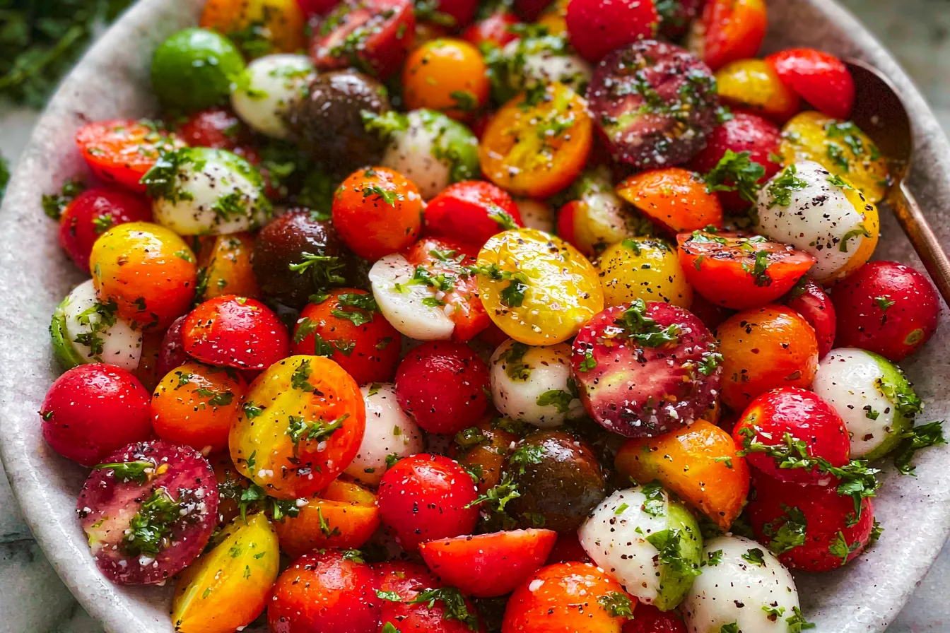 Vibrant Tomato Salad with Fresh Herbs