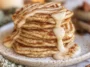Delicious Vegan Cinnamon Roll Pancakes Stack