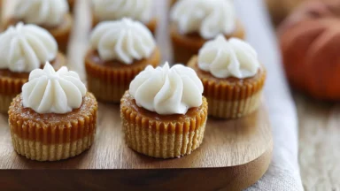 Vegan Pumpkin Pie Bites - Perfect Fall Treats