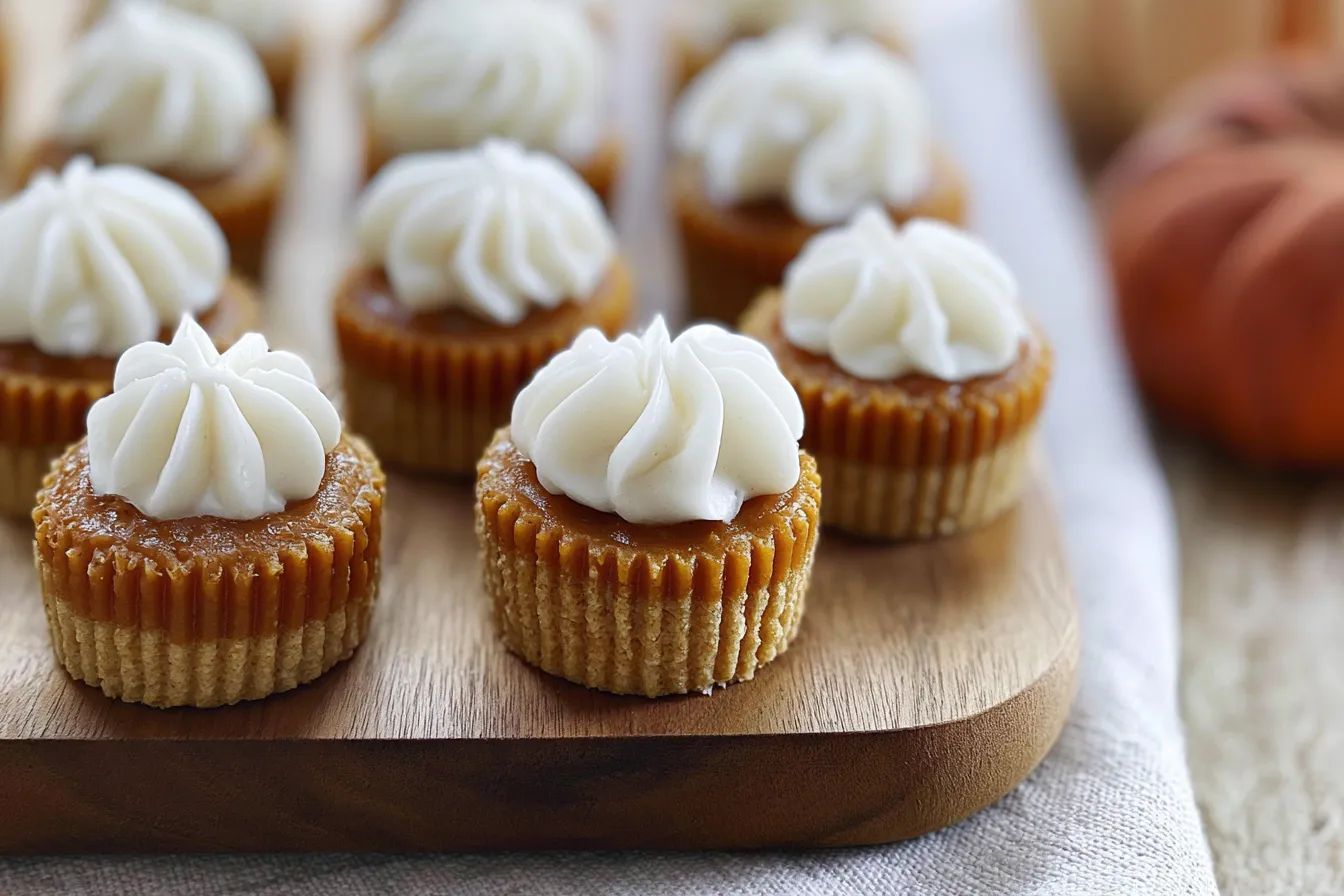 Vegan Pumpkin Pie Bites - Perfect Fall Treats