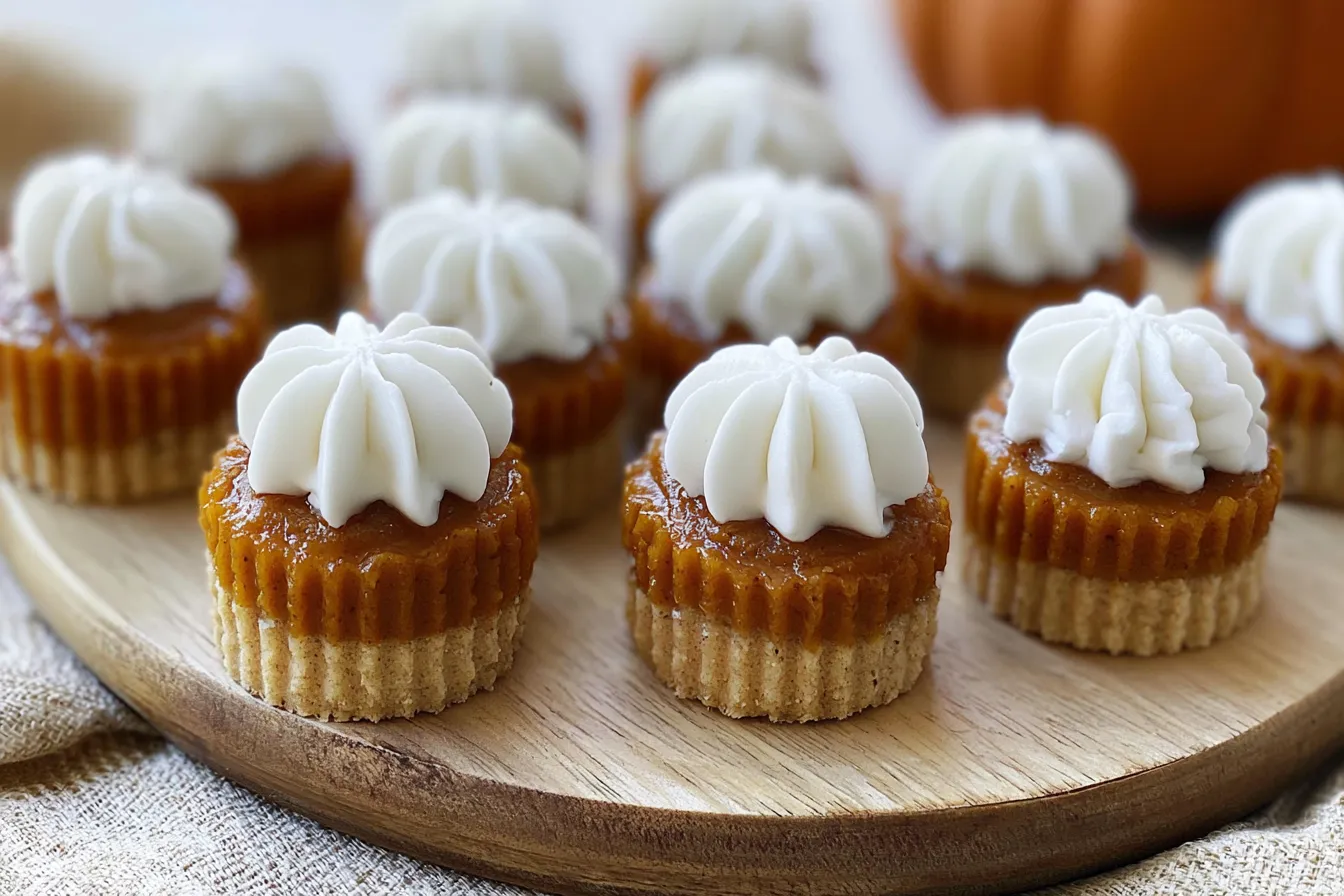 Vegan Pumpkin Pie Bites or Mini Pumpkin Pies That Delight 4 Vegan Pumpkin Pie Bites or Mini Pumpkin Pies