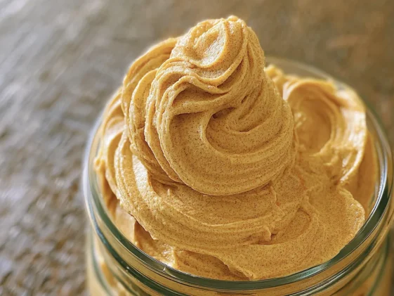 Whipped Cinnamon Pumpkin Butter Spread on Toast