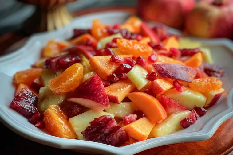 Winter Fruit Salad with Cinnamon Vanilla Dressing: A Cozy Delight 3 Colorful Winter Fruit Salad with Cinnamon Vanilla Dressing