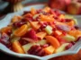 Colorful Winter Fruit Salad with Cinnamon Vanilla Dressing