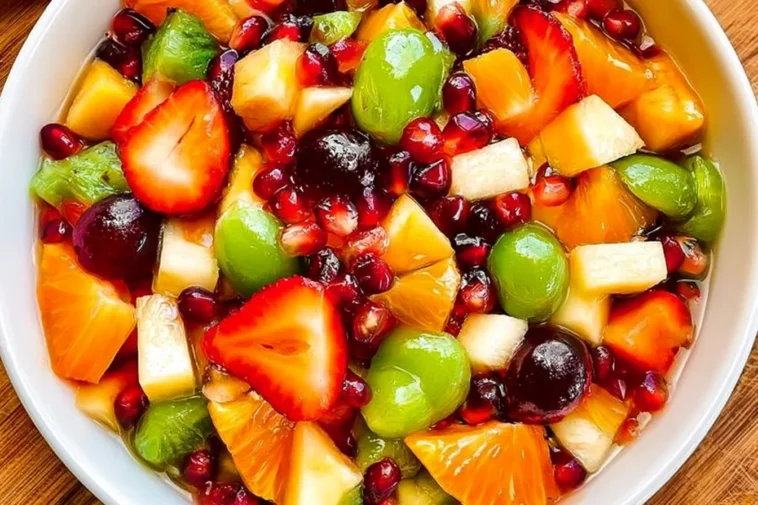 Winter Fruit Salad with Maple-Lime Dressing: A Refreshing Delight 3 Vibrant Winter Fruit Salad with Maple-Lime Dressing