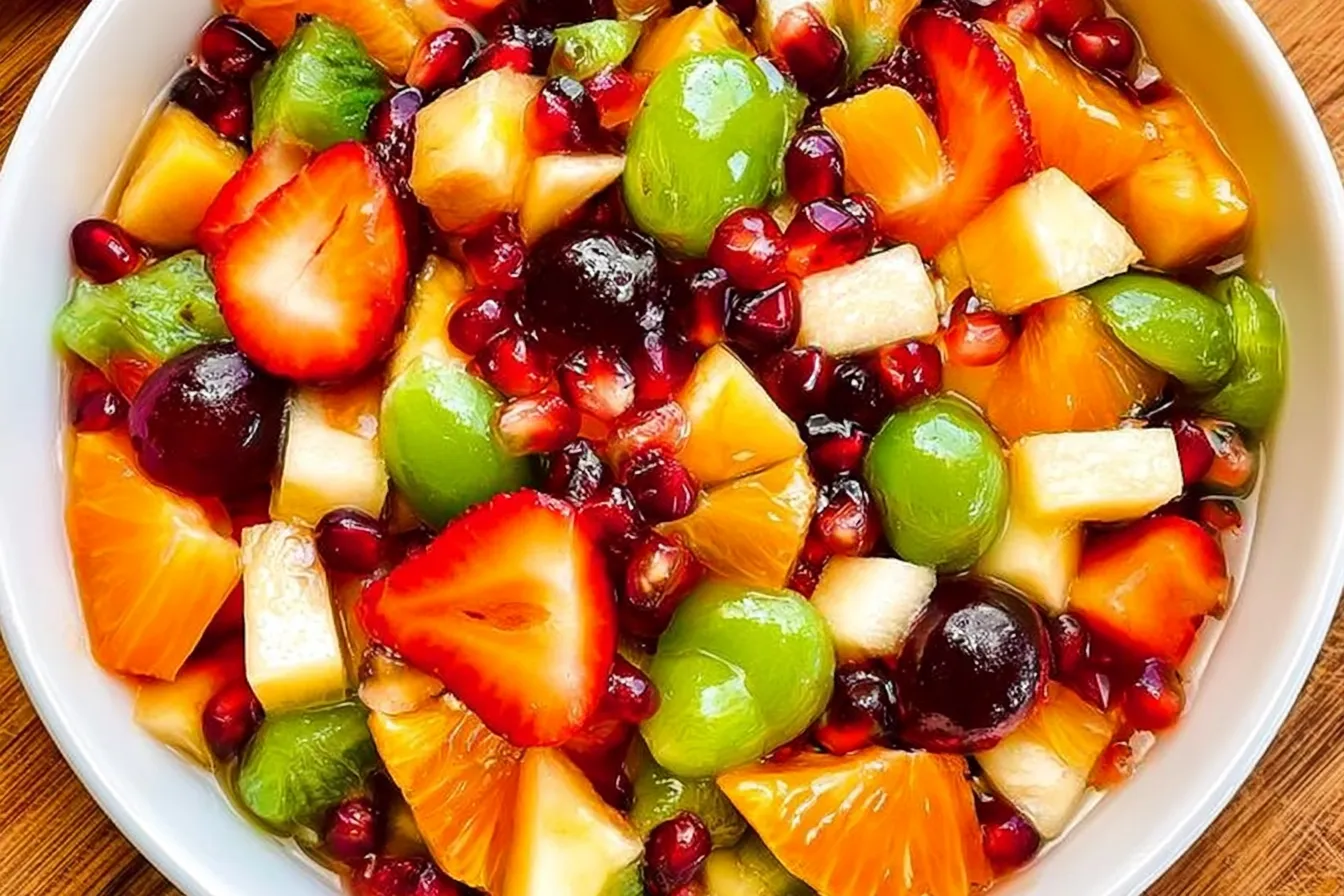 Vibrant Winter Fruit Salad with Maple-Lime Dressing