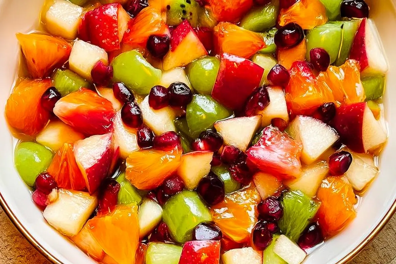 Winter Fruit Salad with Maple-Lime Dressing: A Refreshing Delight 4 Winter Fruit Salad with Maple-Lime Dressing