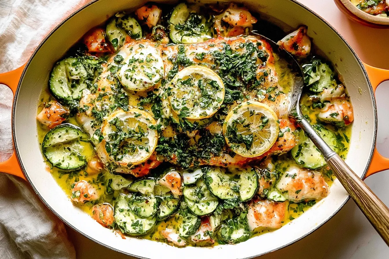 Baked Cod Recipe With Herbed-Lemon Butter 