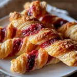 Berry Puff Twists Fresh Out of the Oven