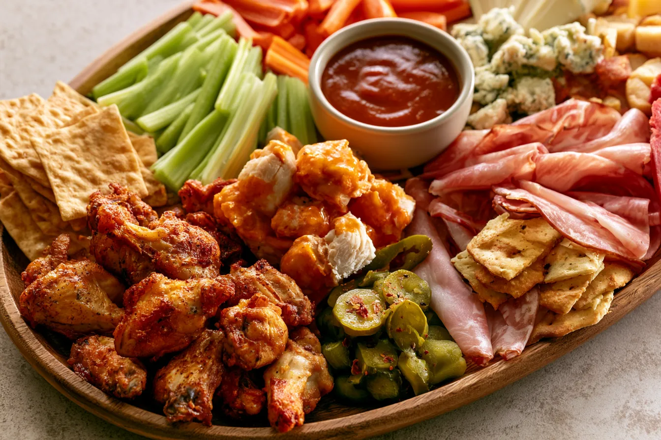 best easy game day buffalo chicken charcuterie board recipe 3
