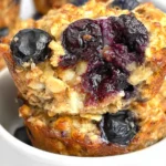 Blueberry Banana Baked Oatmeal Cups: A Healthy Delight 14 Blueberry Banana Baked Oatmeal Cups Fresh from the Oven