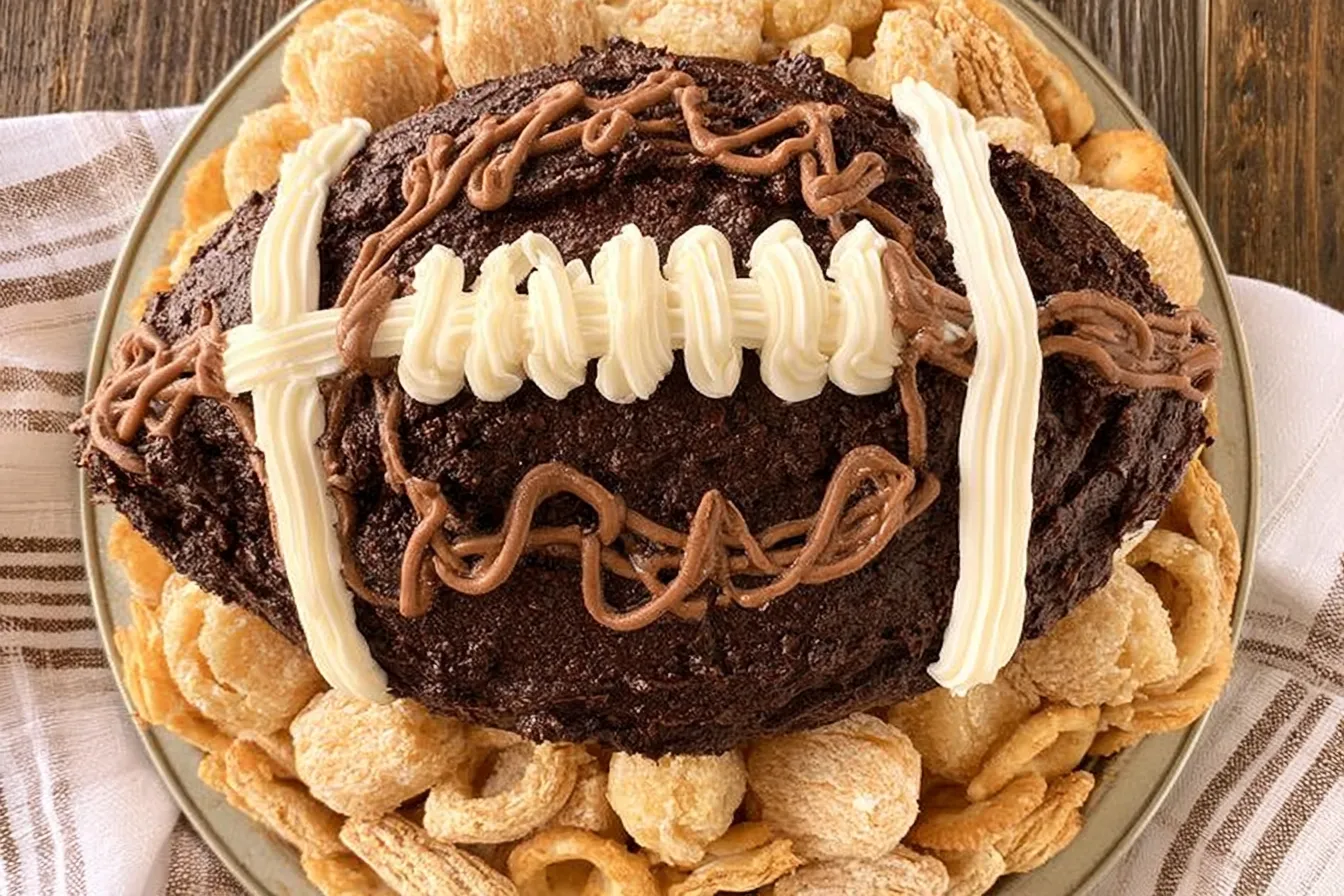 Brownie Batter Football Dip: A Touchdown Treat to Savor 4 Brownie Batter Football Dip