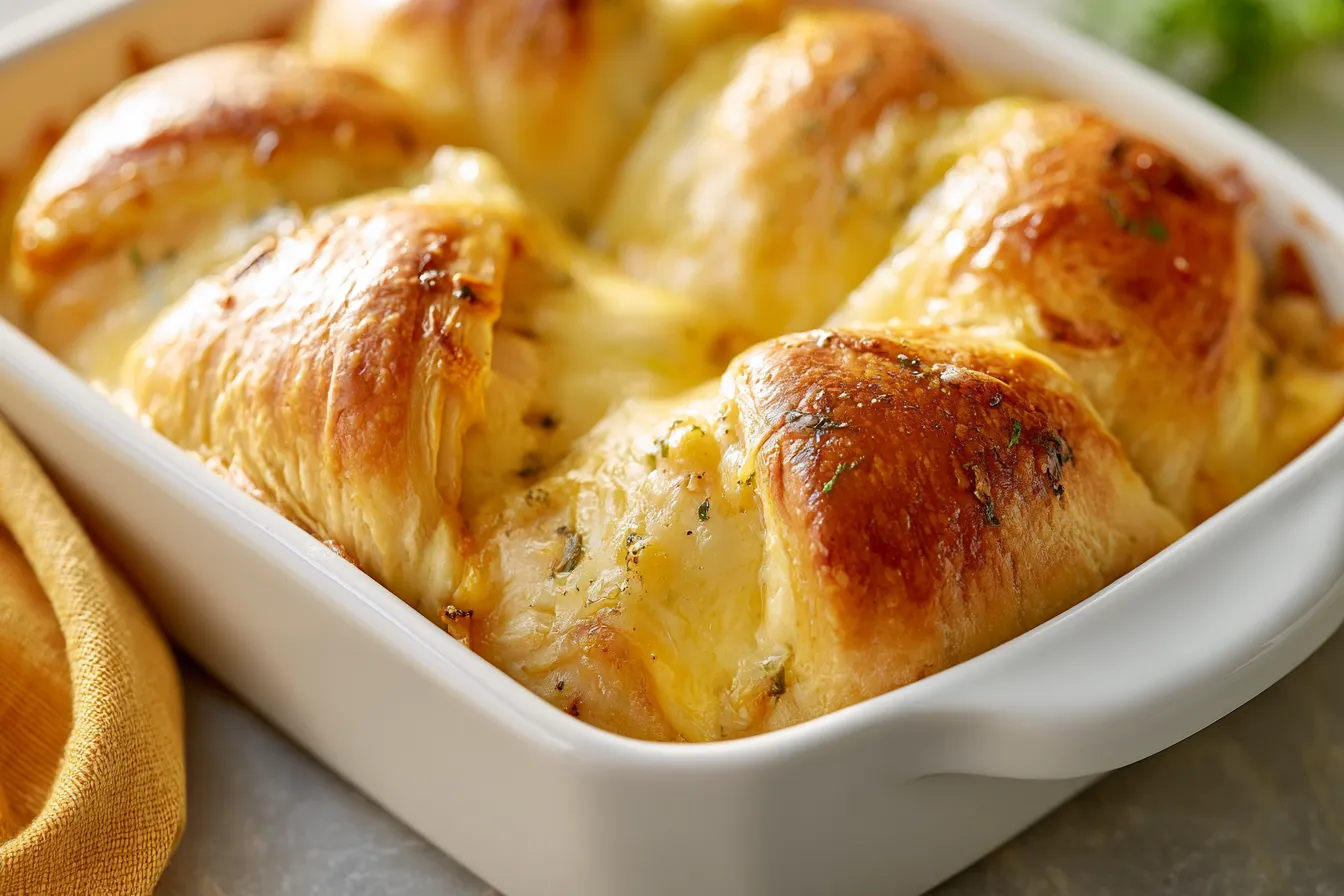 Cheesy Chicken Crescent Rolls 