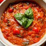 Cherry Tomato Pasta Sauce: A Flavorful Delight You’ll Love 14 Delicious Cherry Tomato Pasta Sauce in a Bowl