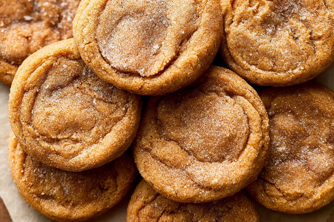 Chewy Pumpkin Snickerdoodle Cookies Ready to Enjoy