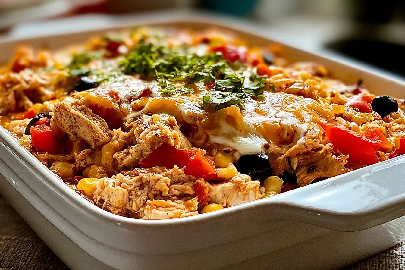 Chicken Fajita Casserole 