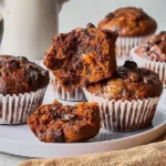 Delicious Chocolate Banana Muffins Fresh Out of the Oven