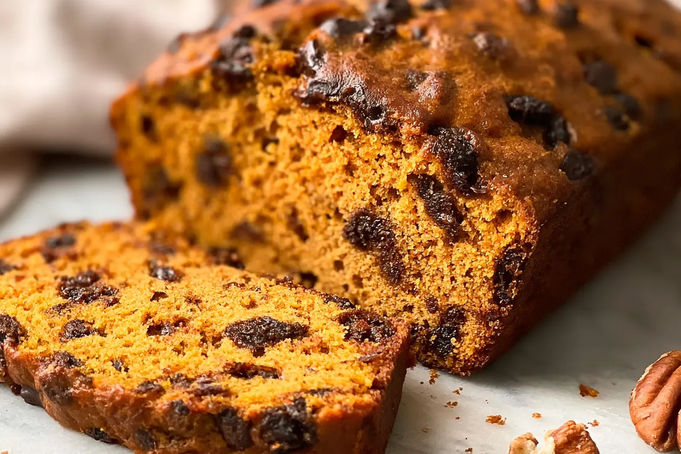 Chocolate Chip Pumpkin Bread 