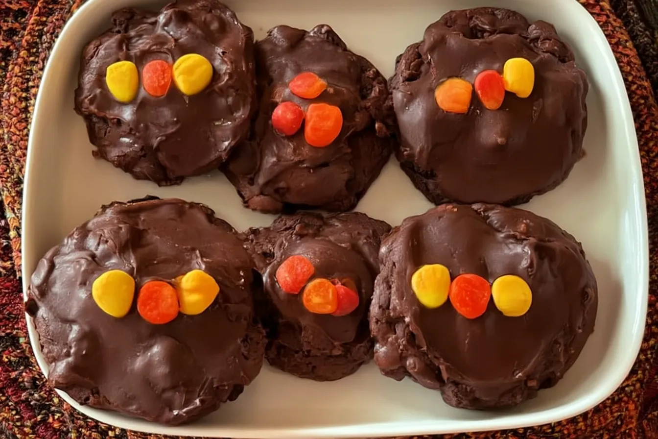 Chocolate Halloween Cookies 