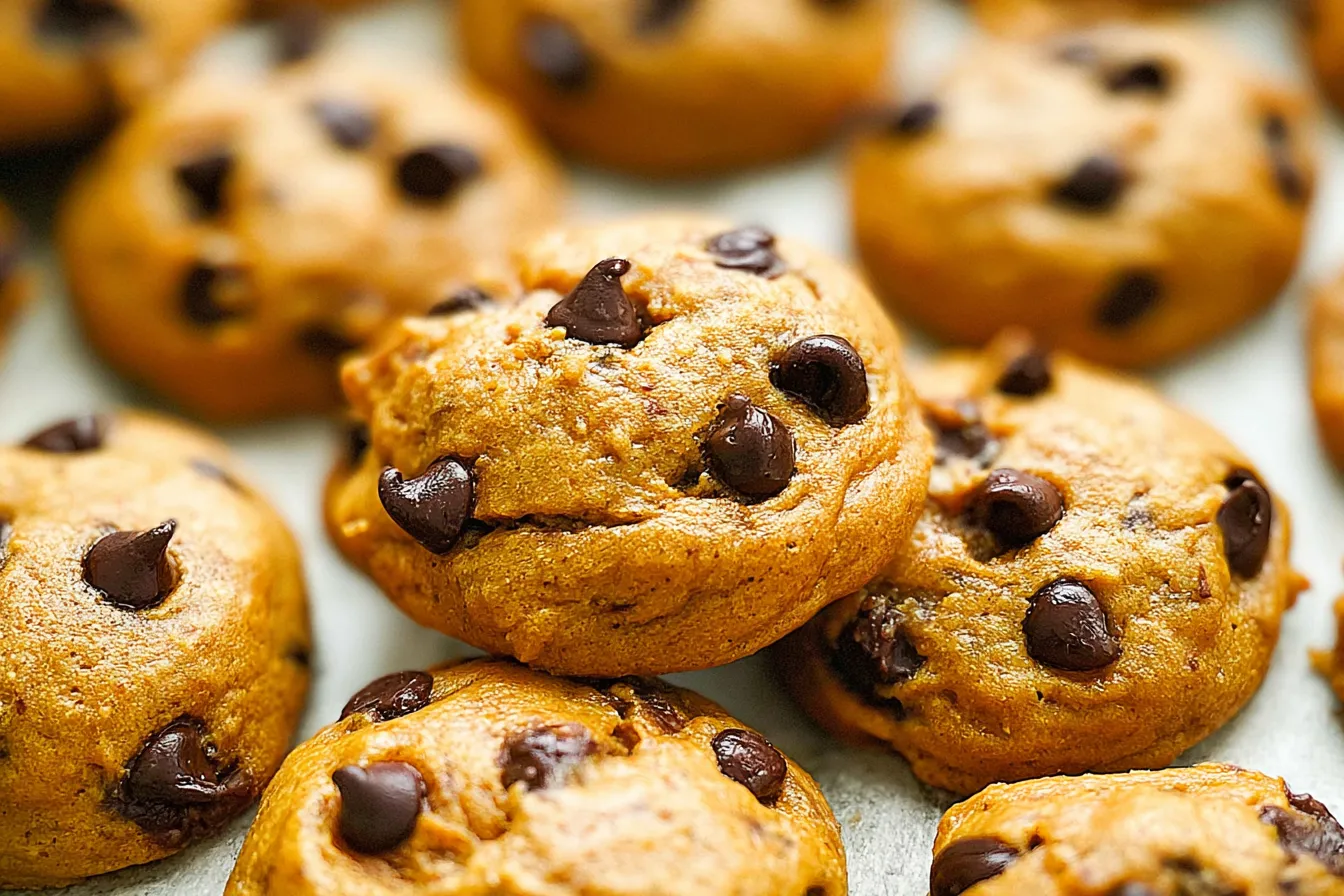 Classic Pumpkin Chocolate Chip Cookies 