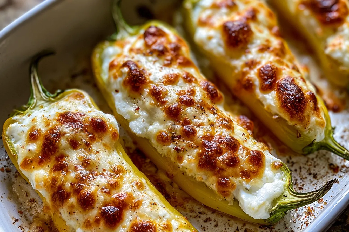 Cream Cheese Stuffed Banana Peppers That Disappear Fast 