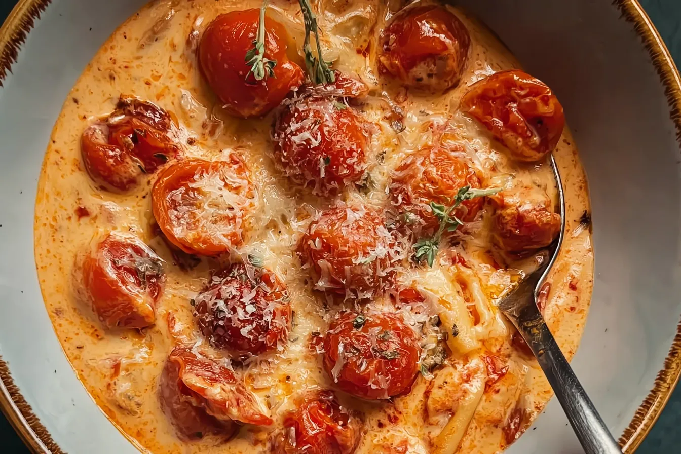 Creamy Cherry Tomato Sauce with Parmesan - Delicious Pasta Topping