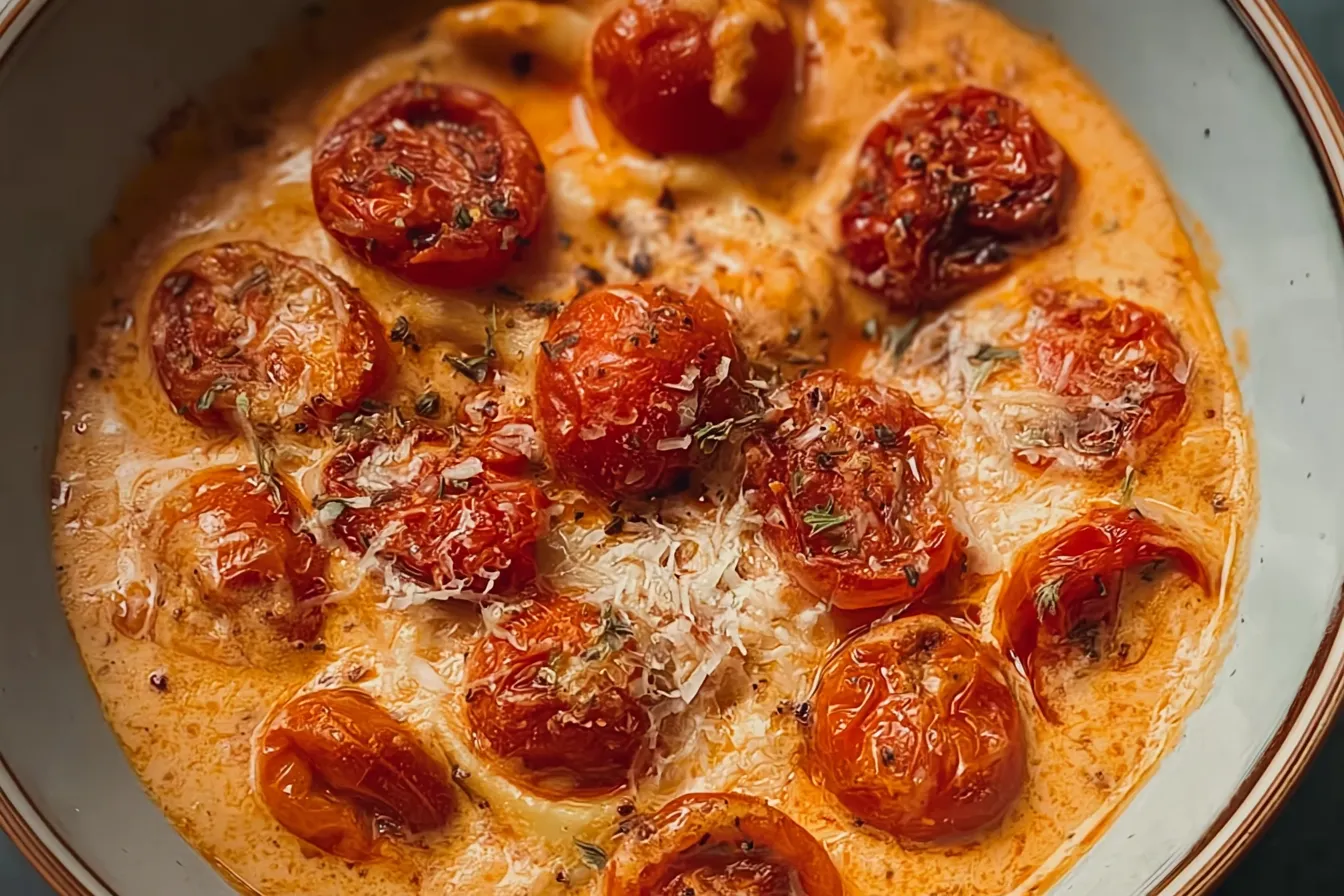 Creamy Cherry Tomato Sauce with Parmesan 