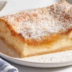Crescent Roll Cheesecake Freshly Baked in a Dish