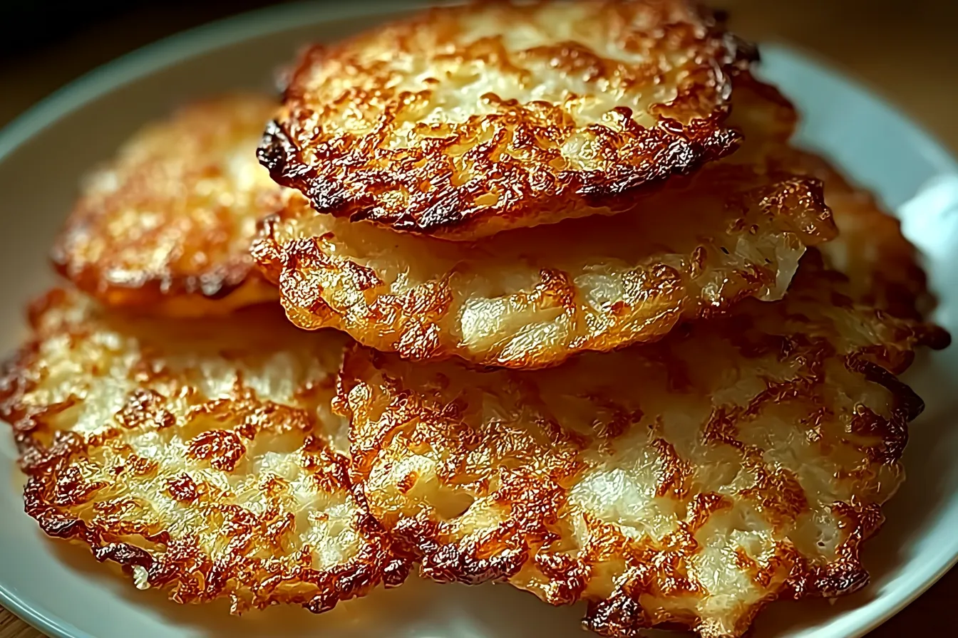 Crispy German Potato Pancakes Waiting for You to Enjoy
