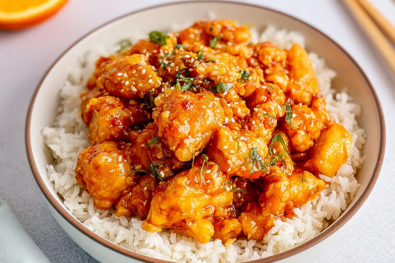 Crockpot Honey Orange Chicken - Delicious Comfort Food