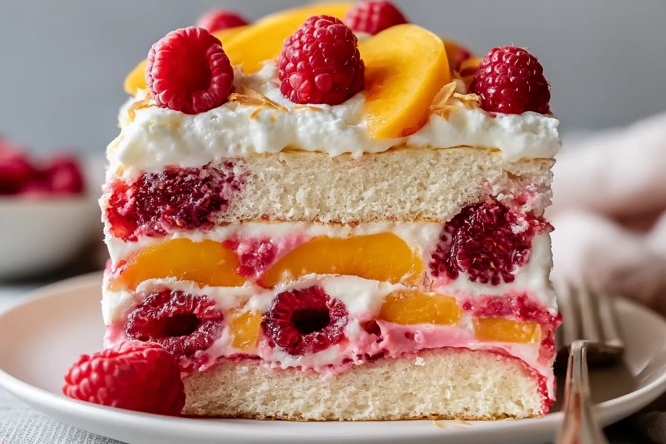 Delicious Raspberry Peach Heaven On Earth Trifle Recipe 4 Delicious Raspberry Peach Heaven On Earth Trifle Recipe