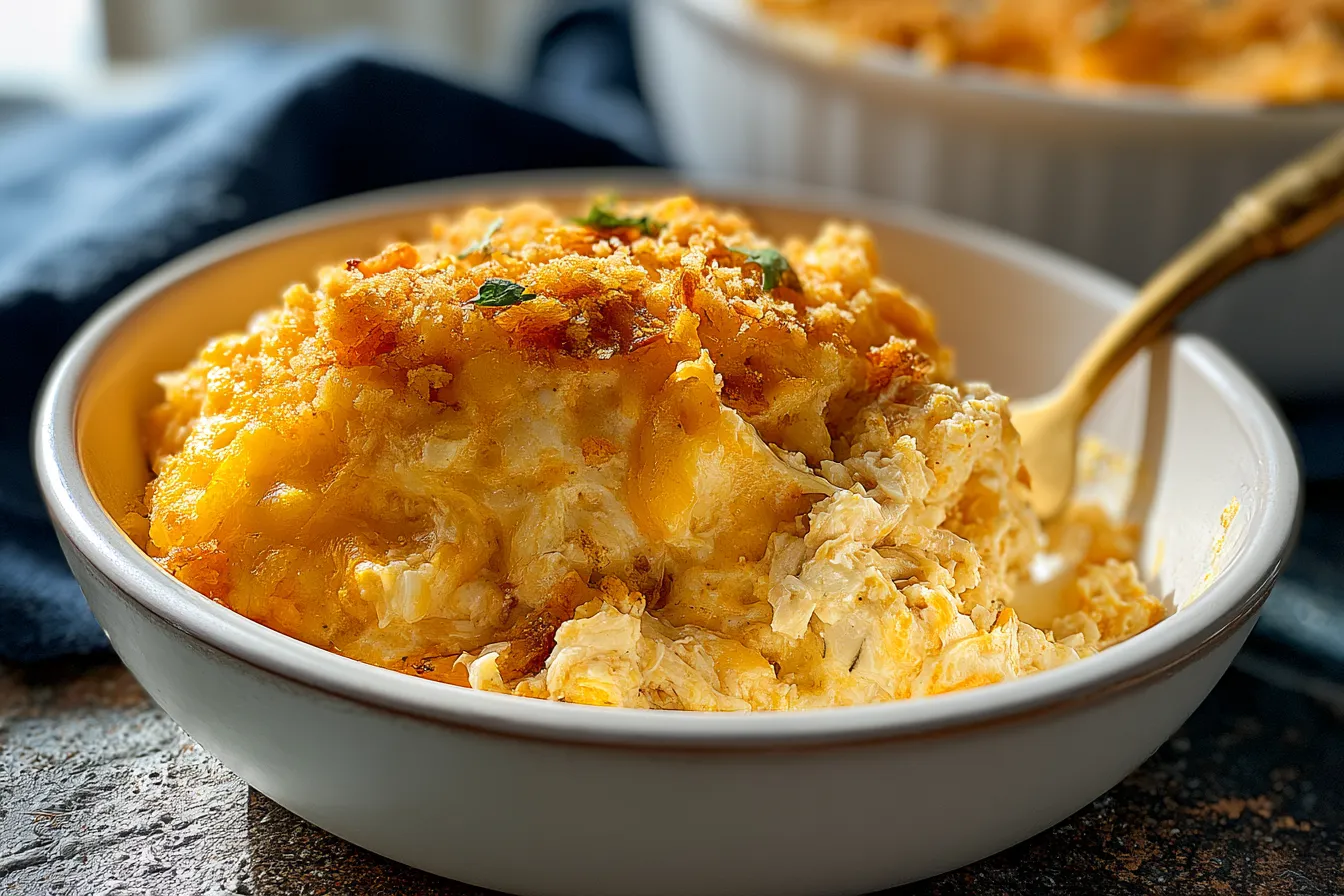 Dolly Parton's 5-Ingredient Casserole Plated