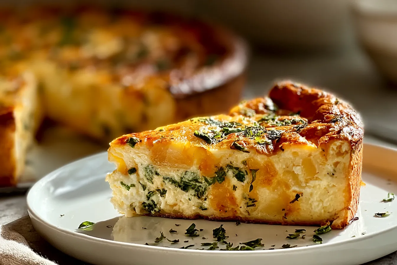 Dreamy Fluffy Crustless Quiche - So Creamy & Irresistible! 4 Dreamy Fluffy Crustless Quiche - So Creamy & Irresistible!