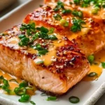 Easy Bang Bang Salmon on a Plate