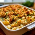 Easy Chicken Stuffing Casserole Ready to Serve