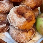 Freshly Made Easy Fried Apple Cider Donuts