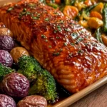 Easy Gochujang Glazed Salmon Sheet Pan Dinner: Quick Flavor! 5 Gochujang Glazed Salmon Sheet Pan Dinner in 30 Minutes