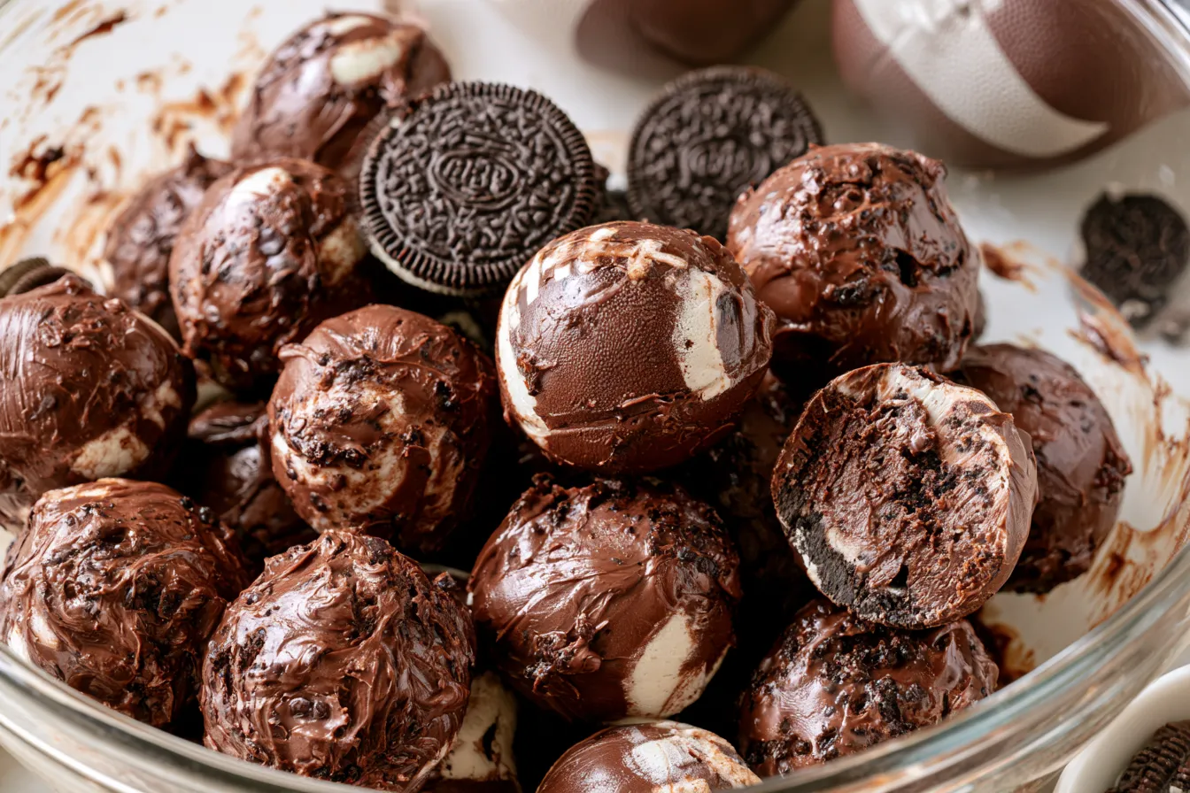Easy No-Bake Football Oreo Truffles – Game Day Winner! 4 easy no bake football oreo truffles best game day dessert 4