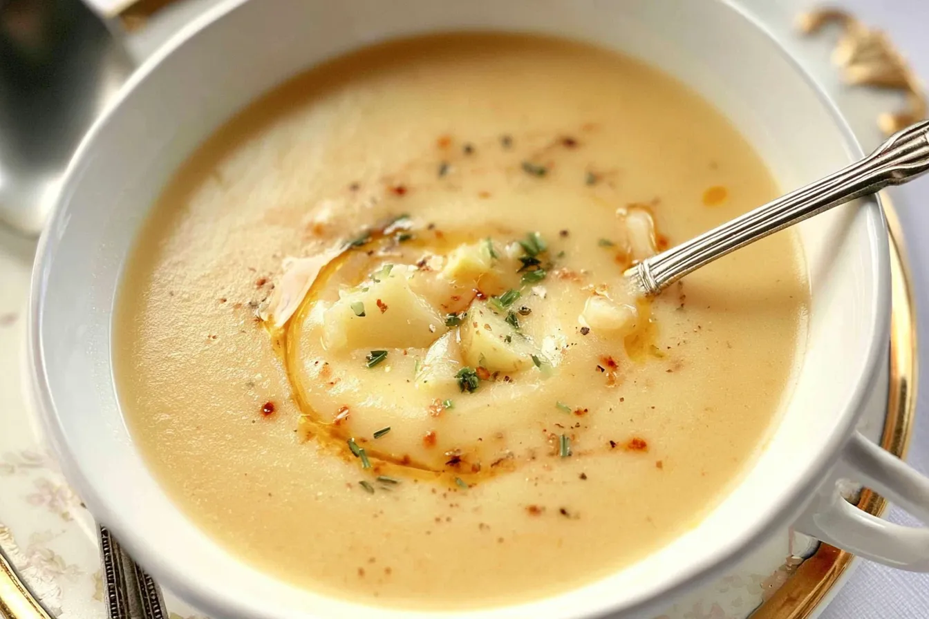 Easy Pear Potato Soup in a Bowl: Delicious & Creamy Recipe