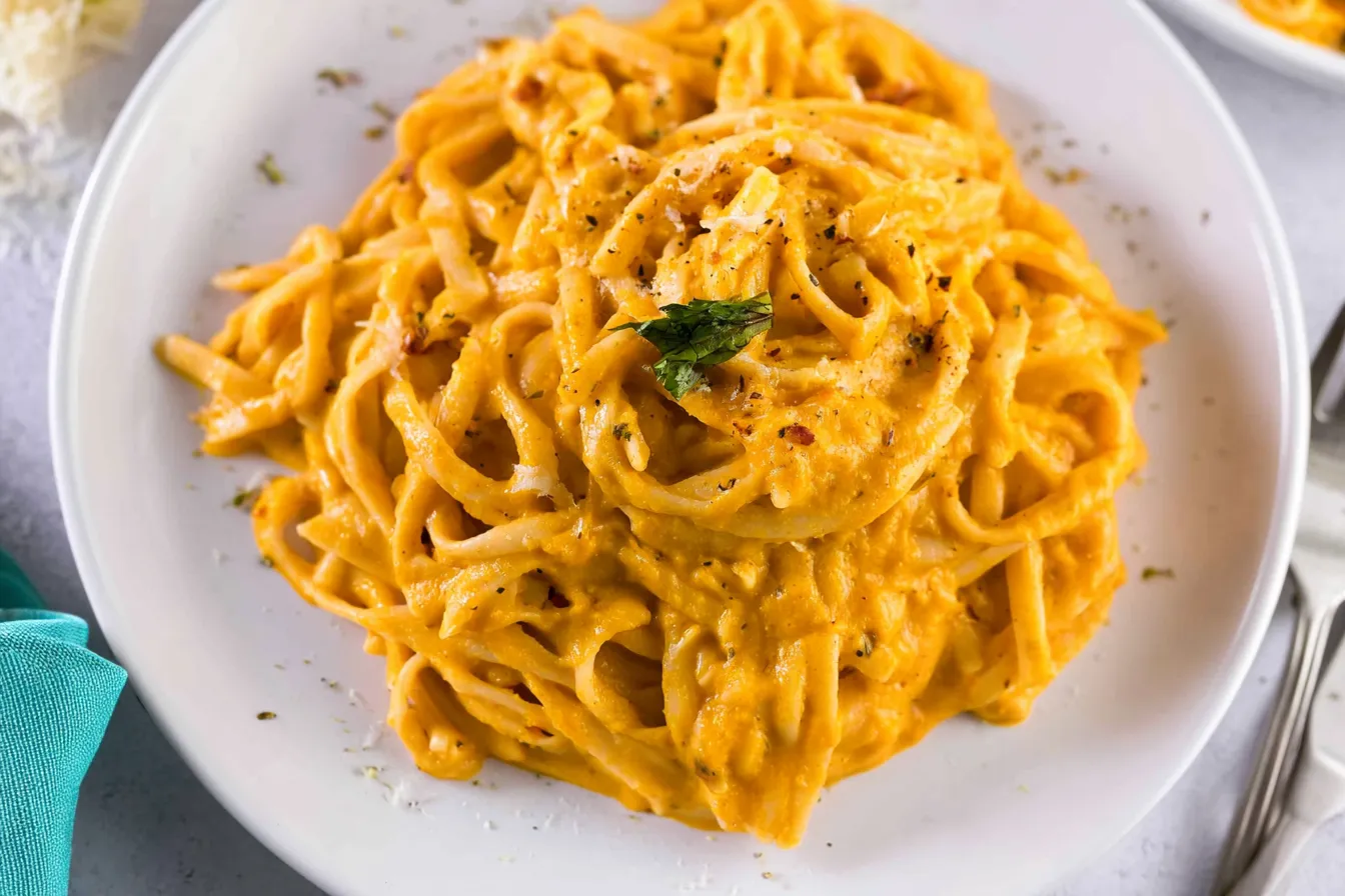 Easy Pumpkin Pasta Sauce Dish