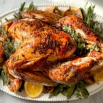 Easy Roast Turkey Ready to Serve
