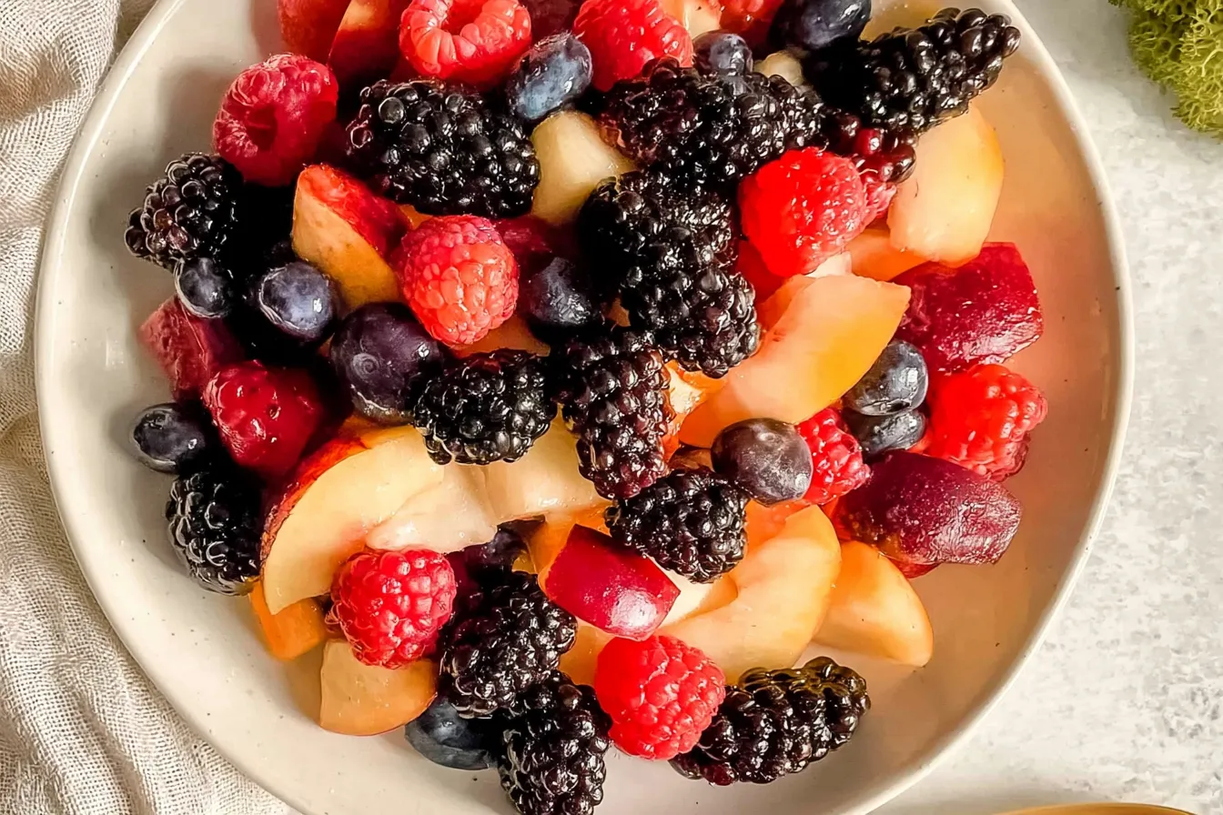 Vibrant Fall Fruit Salad with Seasonal Colors