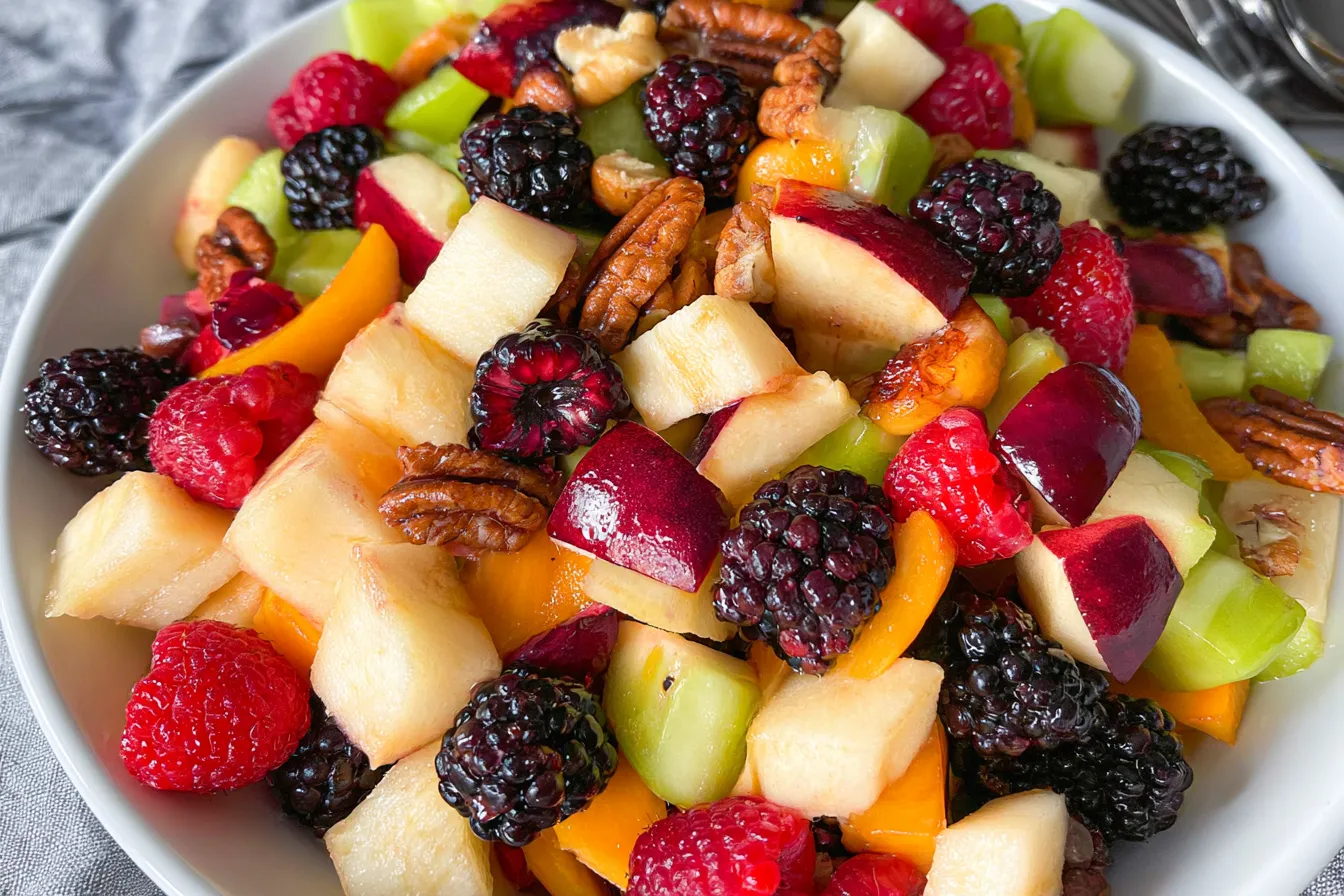 Delicious Fall Fruit Salad with Seasonal Ingredients