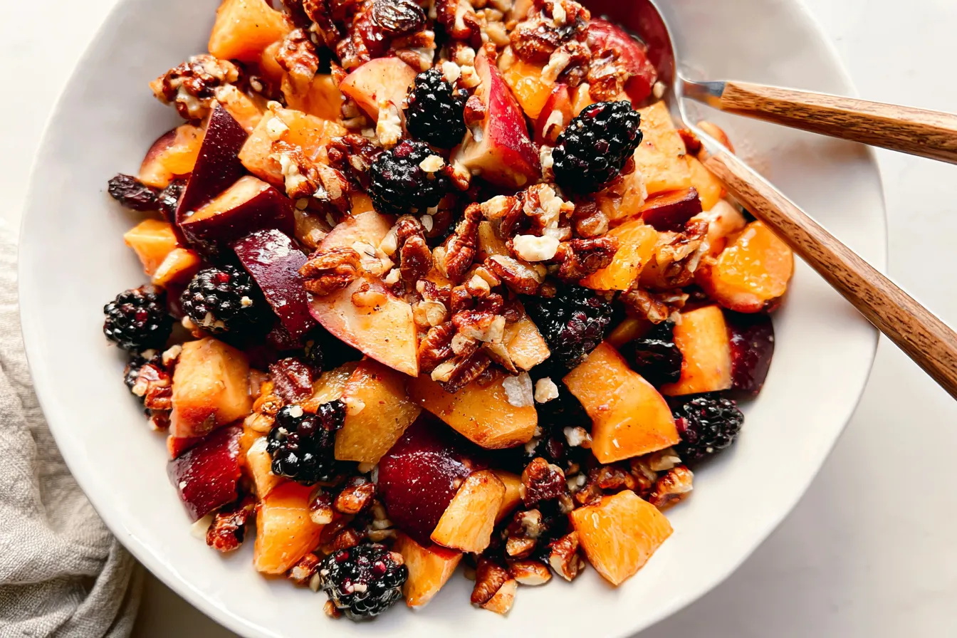 Delicious Fall Fruit Salad with Seasonal Ingredients