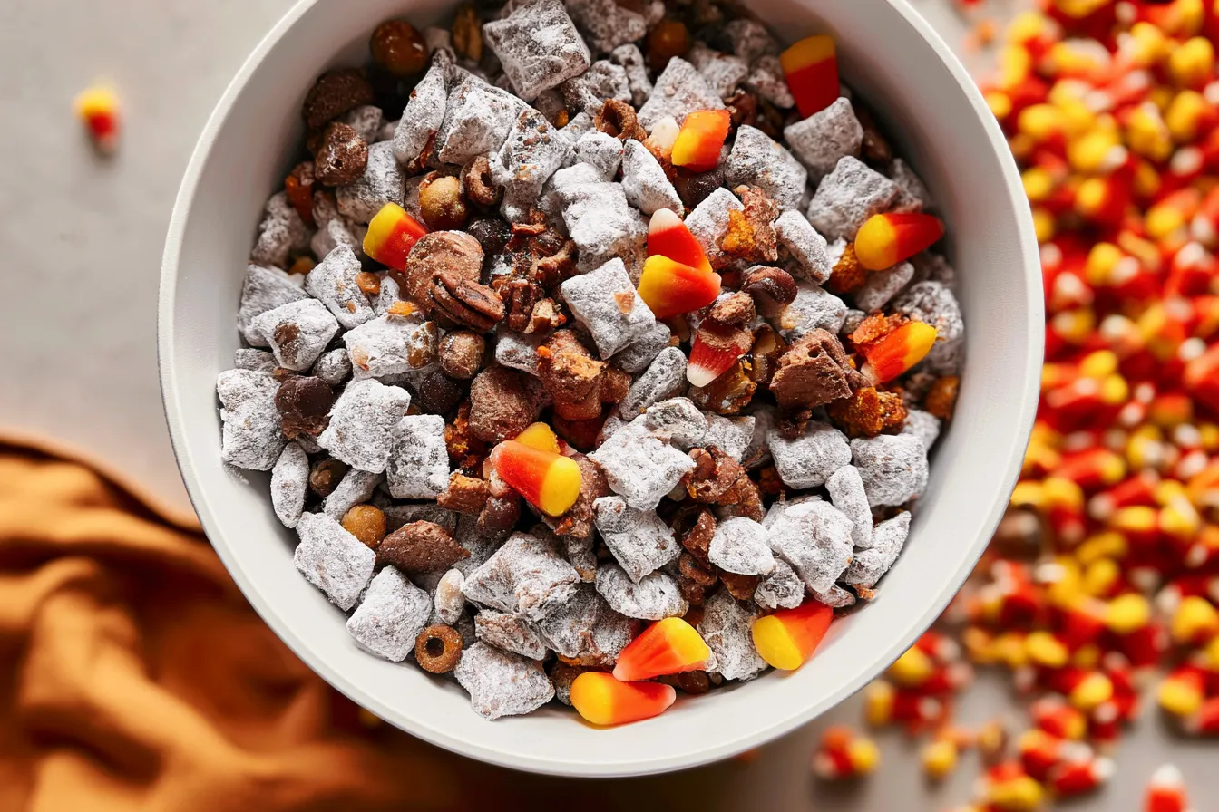 Fall Muddy Buddies: A Sweet Treat for Autumn Bliss 4 Fall Muddy Buddies