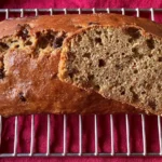 Homemade Fig and Date Bread Freshly Baked