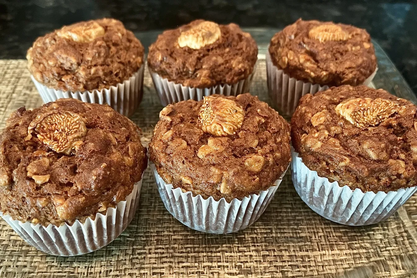 Fresh Fig Oatmeal Muffins: A Healthy Delight