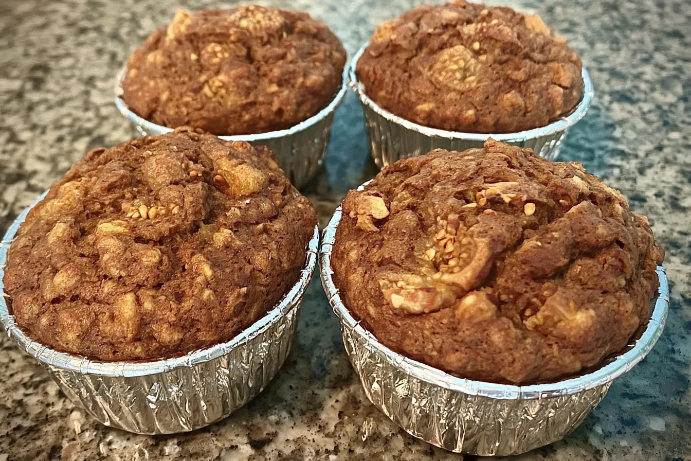 Fresh Fig Oatmeal Muffins: Deliciously Healthy Treat! 4 Fresh Fig Oatmeal Muffins